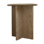 Table de chevet table d appoint travertin marbre bout de canapé Table de chevet table d appoint travertin marbre bout de canapé