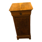 Table de chevet en loupe d'orme