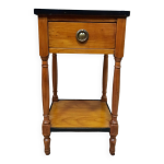 Table de chevet en merisier