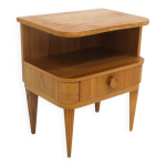 Table de chevet en orme, swedish modern, suède, 1940 Table de chevet en orme, swedish modern, suède, 1940