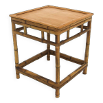 Table de chevet scandinave en rotin, sude, 1960