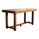 Tables de conf�rence art d�co table ann�es 1930 ch�ne