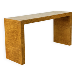 Table console avec bois de ronce de selva