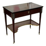 Table, console, bureau en acajou de style louis xvi, époque xxème s. Table, console, bureau en acajou de style louis xvi, époque xxème s.