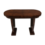 Table console en ronce de noyer de californie avec ses rallonges Table console en ronce de noyer de californie avec ses rallonges