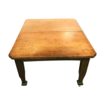 Table a crémaillère en acajou massif xx siècle Table a crémaillère en acajou massif xx siècle