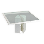 Table cristallo par egidio di rosa & pier alessandro giusti, ultima edizion