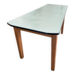 Table de cuisine formica et bois