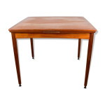 Table danoise extensible et r�versible en teck par hundevad