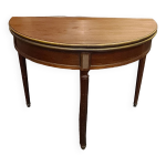 Table demi - lune, transformable table de jeu ronde Table demi - lune, transformable table de jeu ronde