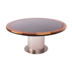 Table design de style yacht ronde 1980 Table design de style yacht ronde 1980