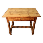 Table  crire louis xiii  pieds chapelet