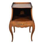 Table  encas en merisier roux, style louis xv 1re partie xxe