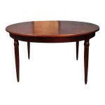 Table �poque art d�co � allonges en acajou vers 1920 (305 cm)