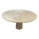 Table eros en marbre blanc par angelo mangiarotti pour skipper, 1990s