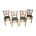 Table extensible t 6 chaises type bistrot, annes 50