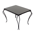 Table fer forgé années 50 Table fer forgé années 50