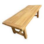 Table de ferme avec 2 rallonges