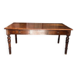 Table de ferme 3 tiroirs