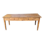 Table de ferme 6 tiroirs Table de ferme 6 tiroirs