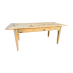 Table de ferme alsace 190cm en sapin 1900 Table de ferme alsace 190cm en sapin 1900