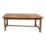 Table de ferme ancienne en merisier massif