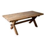 Table de ferme en bois massif Table de ferme en bois massif