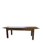 Table de ferme campagne hêtre et chêne massif 2m5 xl Table de ferme campagne hêtre et chêne massif 2m5 xl