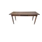 Table de ferme en ch�ne 175 cm