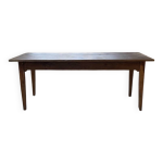 Table de ferme chêne 1950 pieds fuseaux Table de ferme chêne 1950 pieds fuseaux