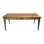 Table de ferme en chne massif