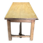 Table de ferme chêne massif centenaire tbe Table de ferme chêne massif centenaire tbe