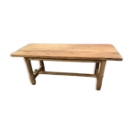 Table de ferme en chne massif chevill