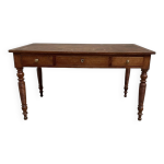 Table de ferme drapire noyer et pin