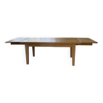 Table de ferme extensible en chne massif