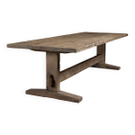 Table de ferme hed en chne massif ancien - 275 cm
