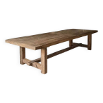 Table de ferme kingstone en chêne massif ancien - 300 cm de long Table de ferme kingstone en chêne massif ancien - 300 cm de long