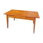 Table de ferme en merisier 19ème - 1m50 Table de ferme en merisier 19ème - 1m50