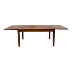 Table de ferme merisier avec allonges 260cm