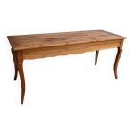 Table de ferme en merisier blond, style louis xv 2ème partie du xixe Table de ferme en merisier blond, style louis xv 2ème partie du xixe