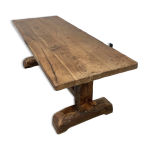 Table de ferme monastre en chne 1900