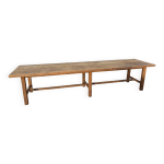 Table de ferme en orme massif 3m50 / 7m60