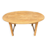 Table de ferme ovale en chêne Table de ferme ovale en chêne
