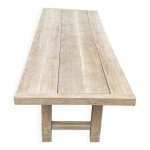 Table de ferme r�nov�e en ch�ne massif du 18�me 240cm