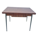Table formica marron des 1970