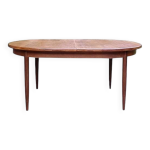 Table g plan ovale de salle à manger vintage teck années 1960 extensible Table g plan ovale de salle à manger vintage teck années 1960 extensible
