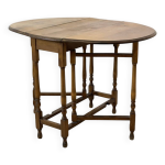 Table gate - leg ovale en chêne à abattants, angleterre, xixe siècle Table gate - leg ovale en chêne à abattants, angleterre, xixe siècle