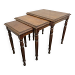 Table gigogne en merisier massif