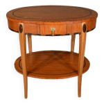 Table guridon en acajou et palissandre, art dco 1930