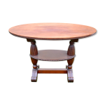 Table ou gu�ridon ovale en acajou massif